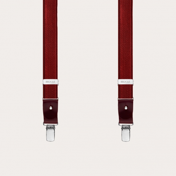 Hosenträger rot Y form