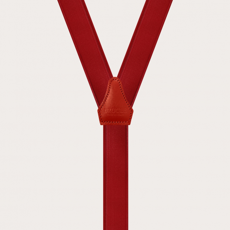 Hosenträger Rot Y form