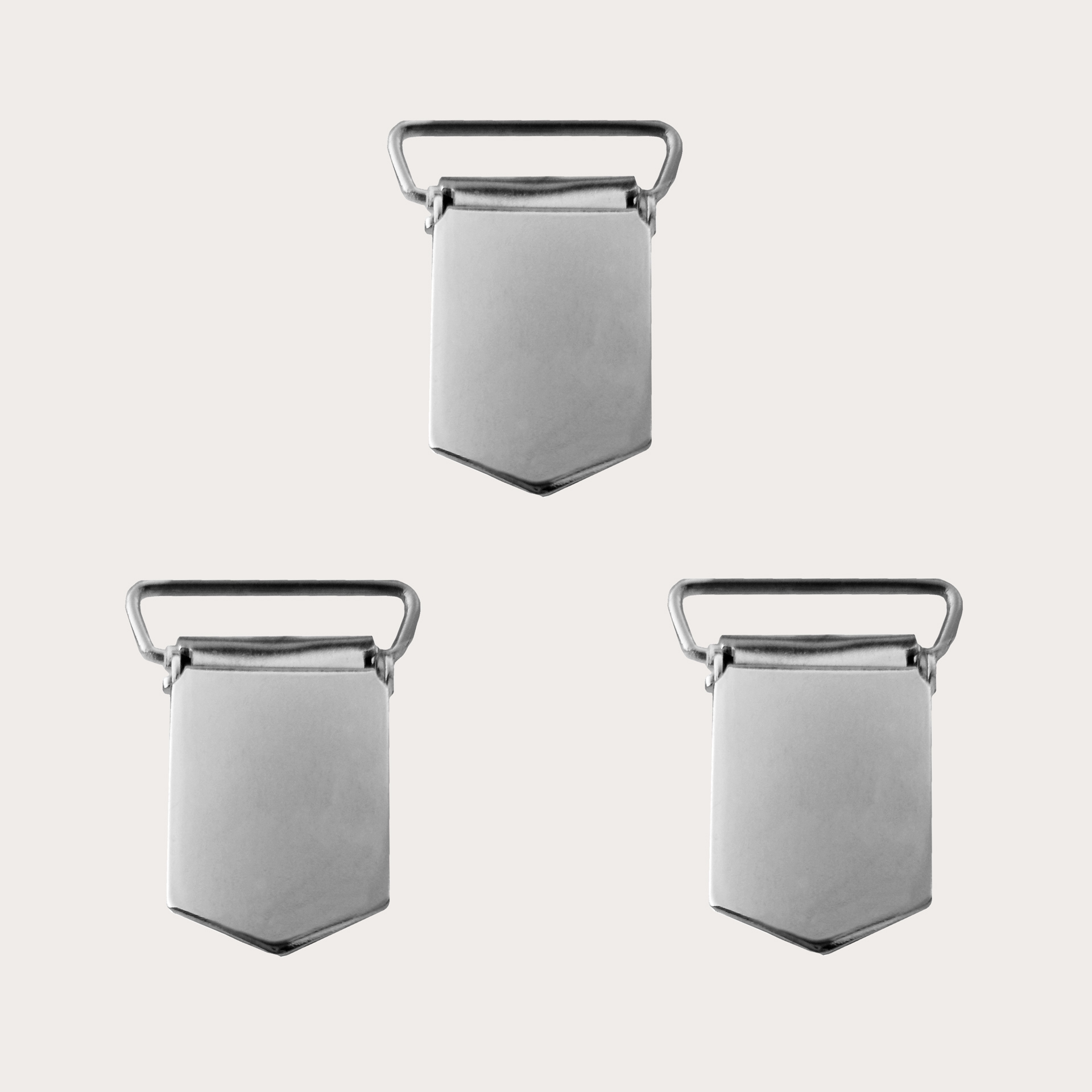 Jeu de clips de rechange pour bretelles 36 mm, sans nickel