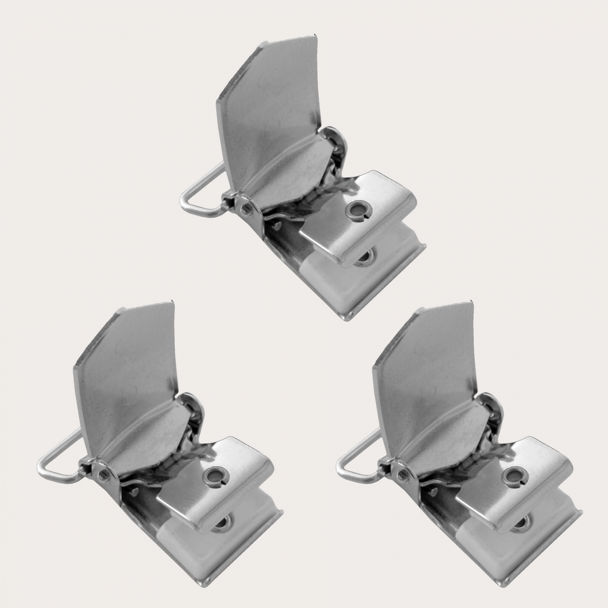 Set di clip di ricambio per bretelle da 36mm, nickel free
