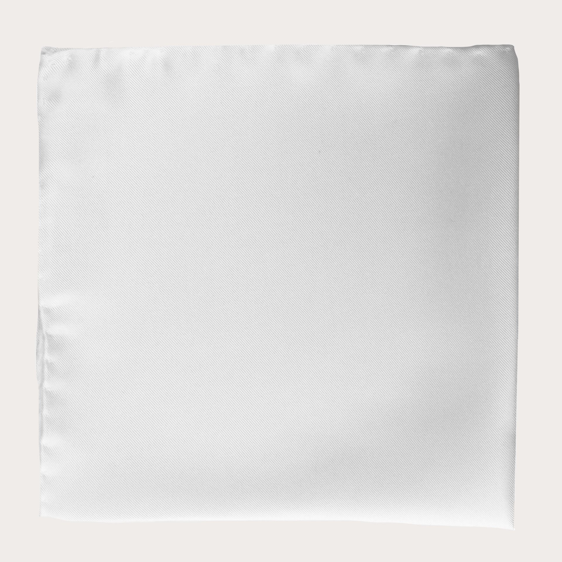 Pochette uomo in seta nera