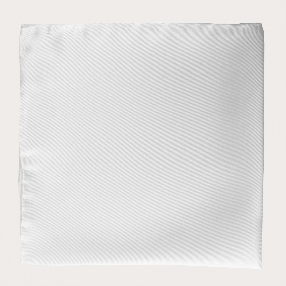 pocket square silk white