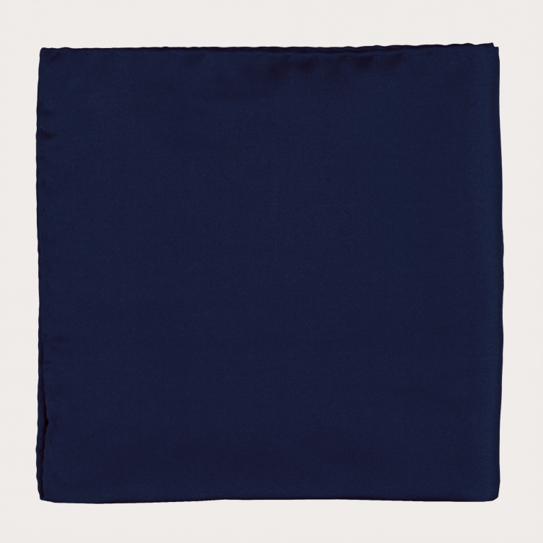 Pochette homme bleu navy