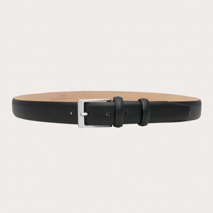Elegant black dress belt