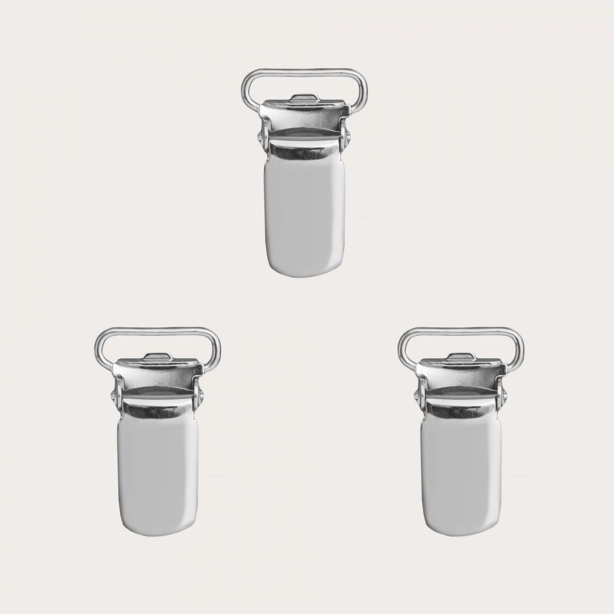 Juego de clips de repuesto para tirantes de 36 mm, nickel free