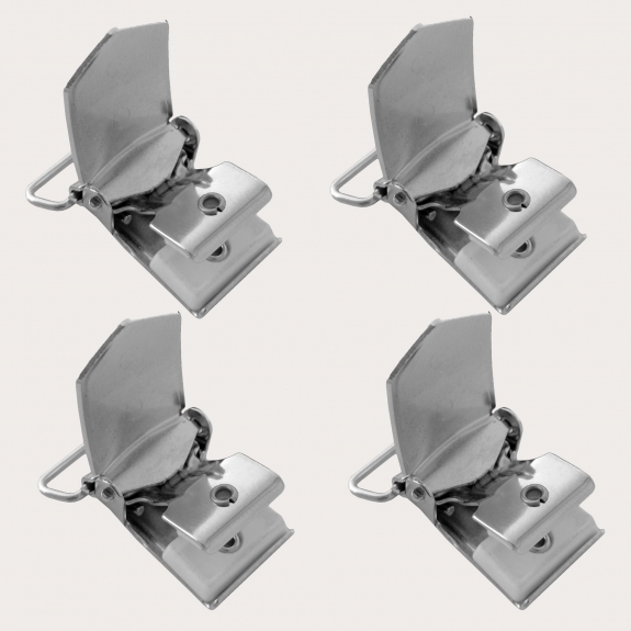 Lot de 4 clips de rechange pour bretelles avec attache 25 mm