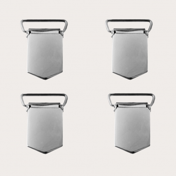 Lot de 4 clips de rechange pour bretelles avec attache 25 mm