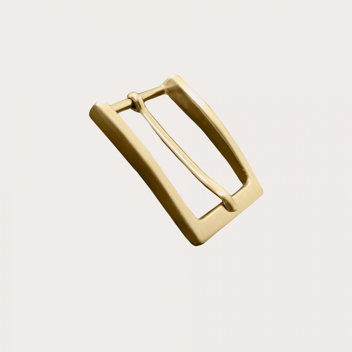 Nickelfreie Goldschnalle für 30 mm Gürtel, Satin