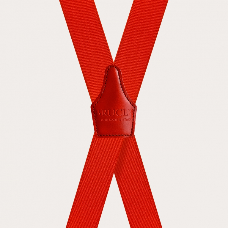 Bretelles larges rouge