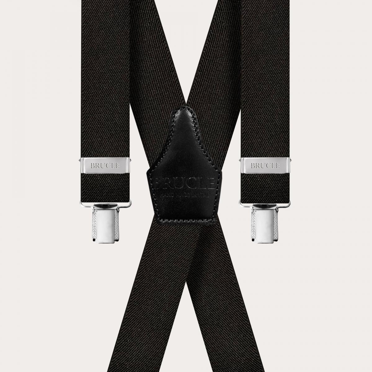 Braces Elastic X Suspenders Black