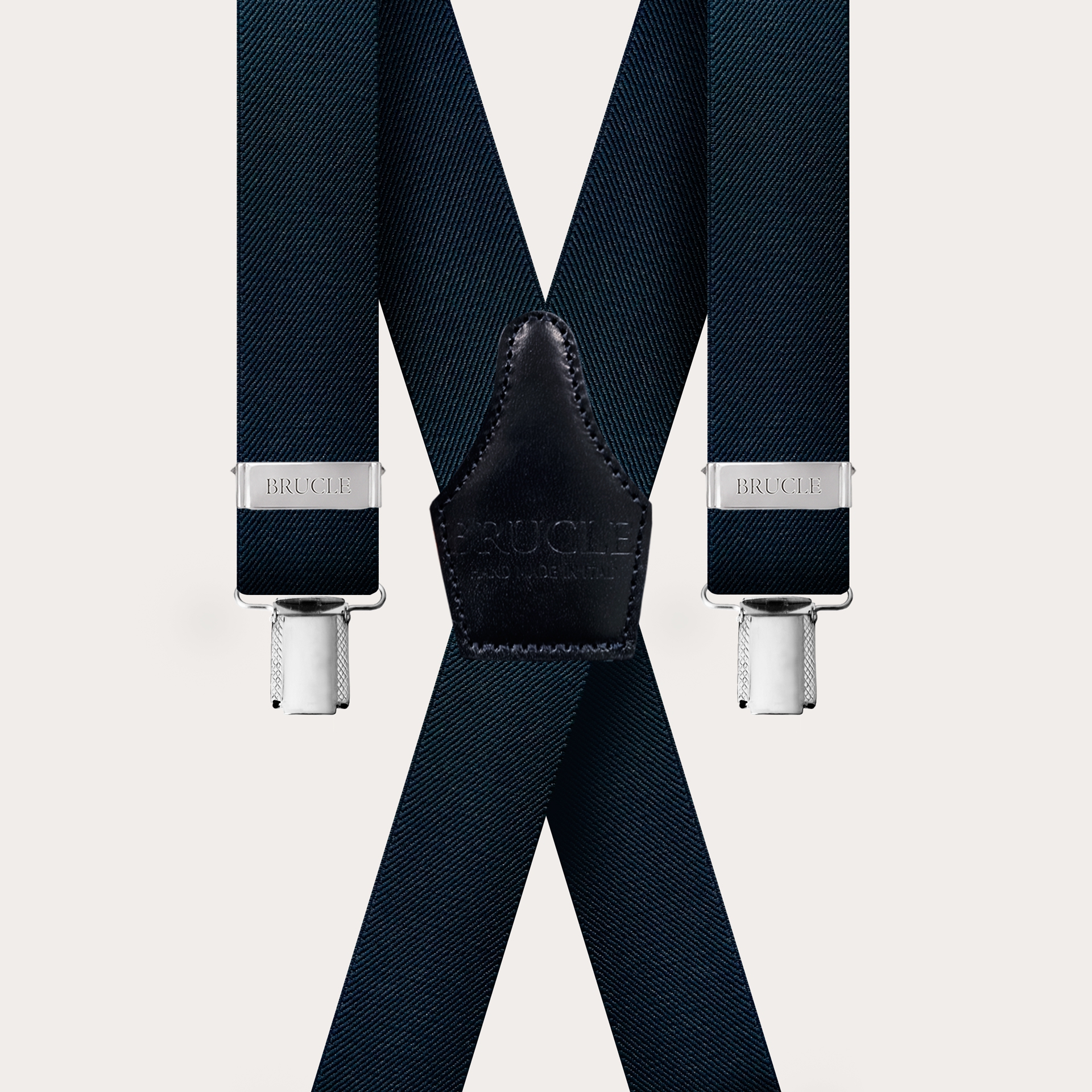 Braces Elastic X Suspenders Blue navy
