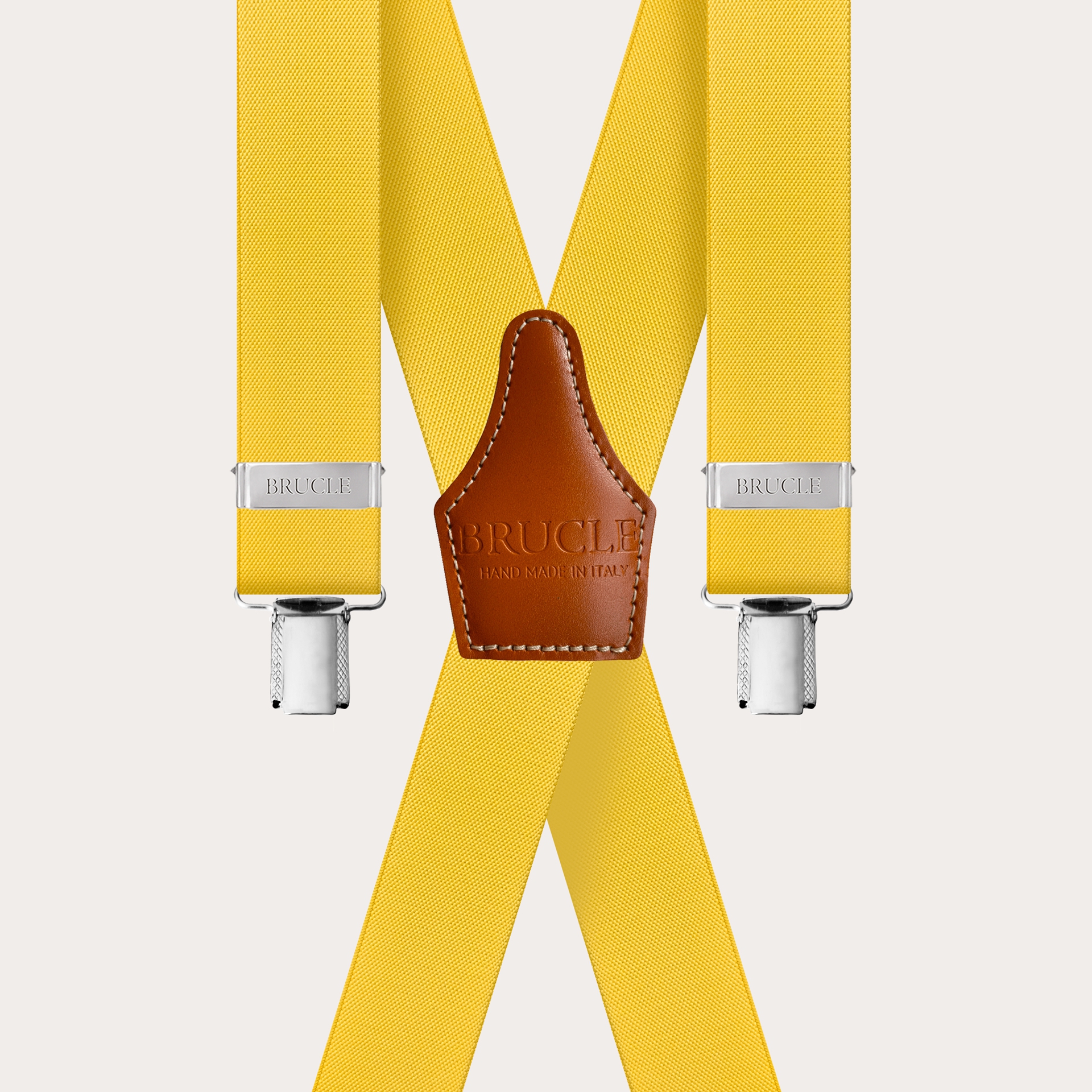 Braces Elastic X Suspenders yellow