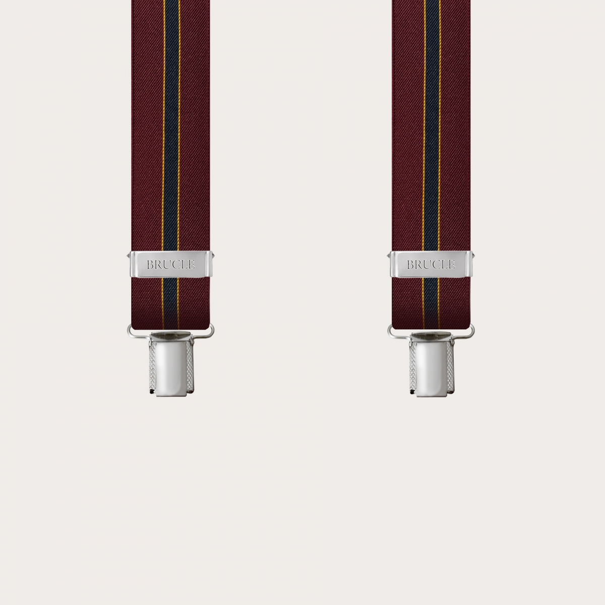 Hosenträger rot bordeaux gestreift