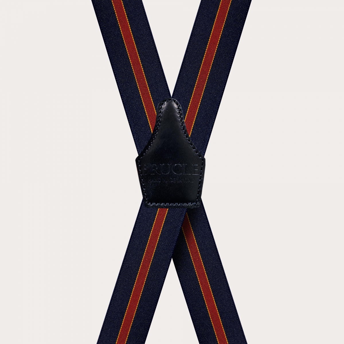 Braces Elastic X Suspenders blue striped