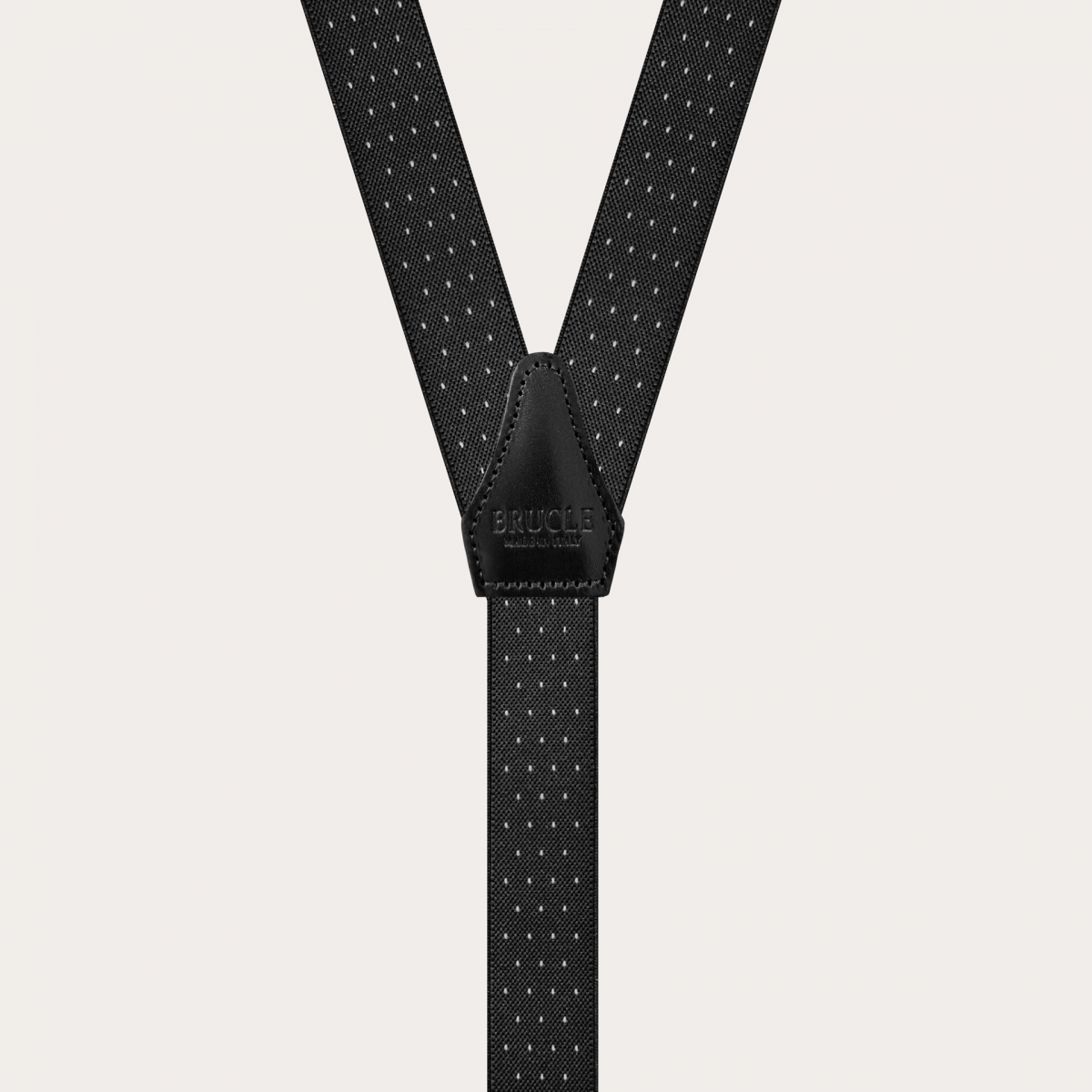 Bretelle sottili in raso nero