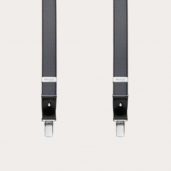 Hosenträger grau Y form