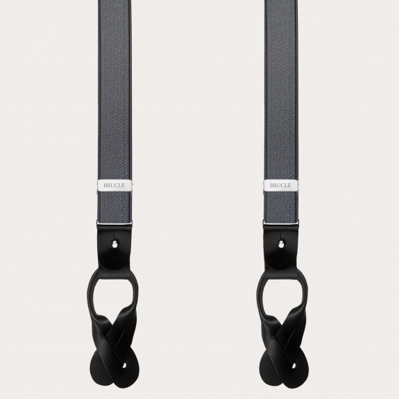 Hosenträger grau Y form