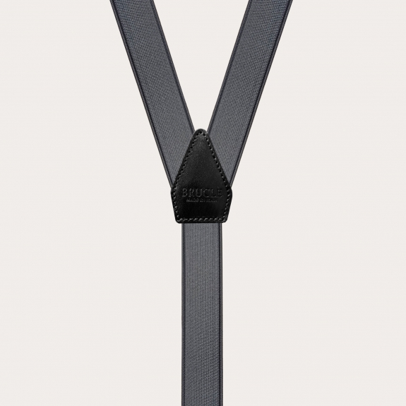 Hosenträger grau Y form