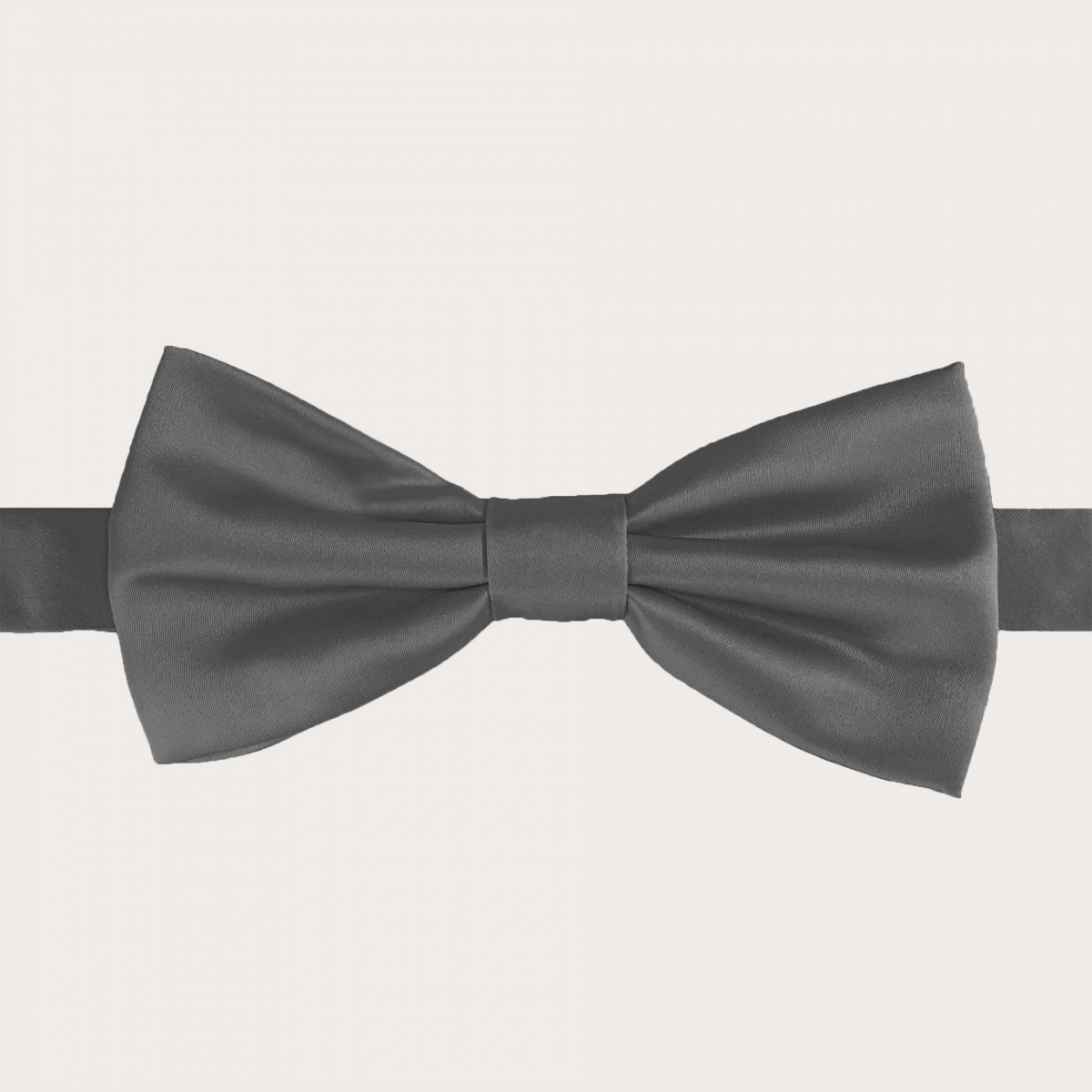Elegant silk bow tie, gray
