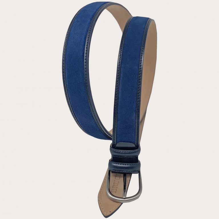 Accessories Belts & Braces Belt Buckles Leather Belt Blue belt Classic Men’s Leather Belt Belt for men in blue python 