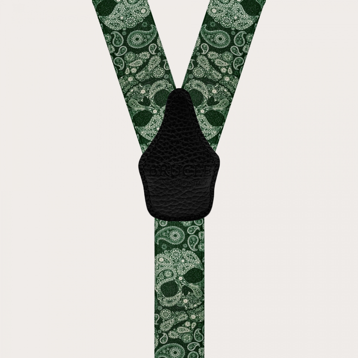 Bretelle cerimonia rosse fantasia a righe