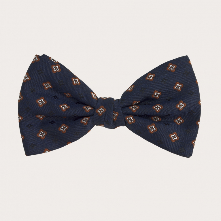 Papillon da cerimonia blu | Raso di seta | Eleganza classica