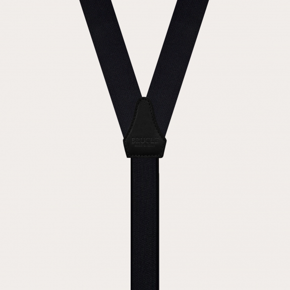 braces suspenders braid end black