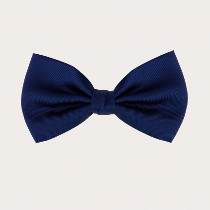 Silk Pre-tied Bow Tie blue