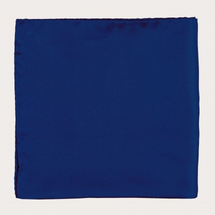 Pochette de cérémonie en soie, bleu