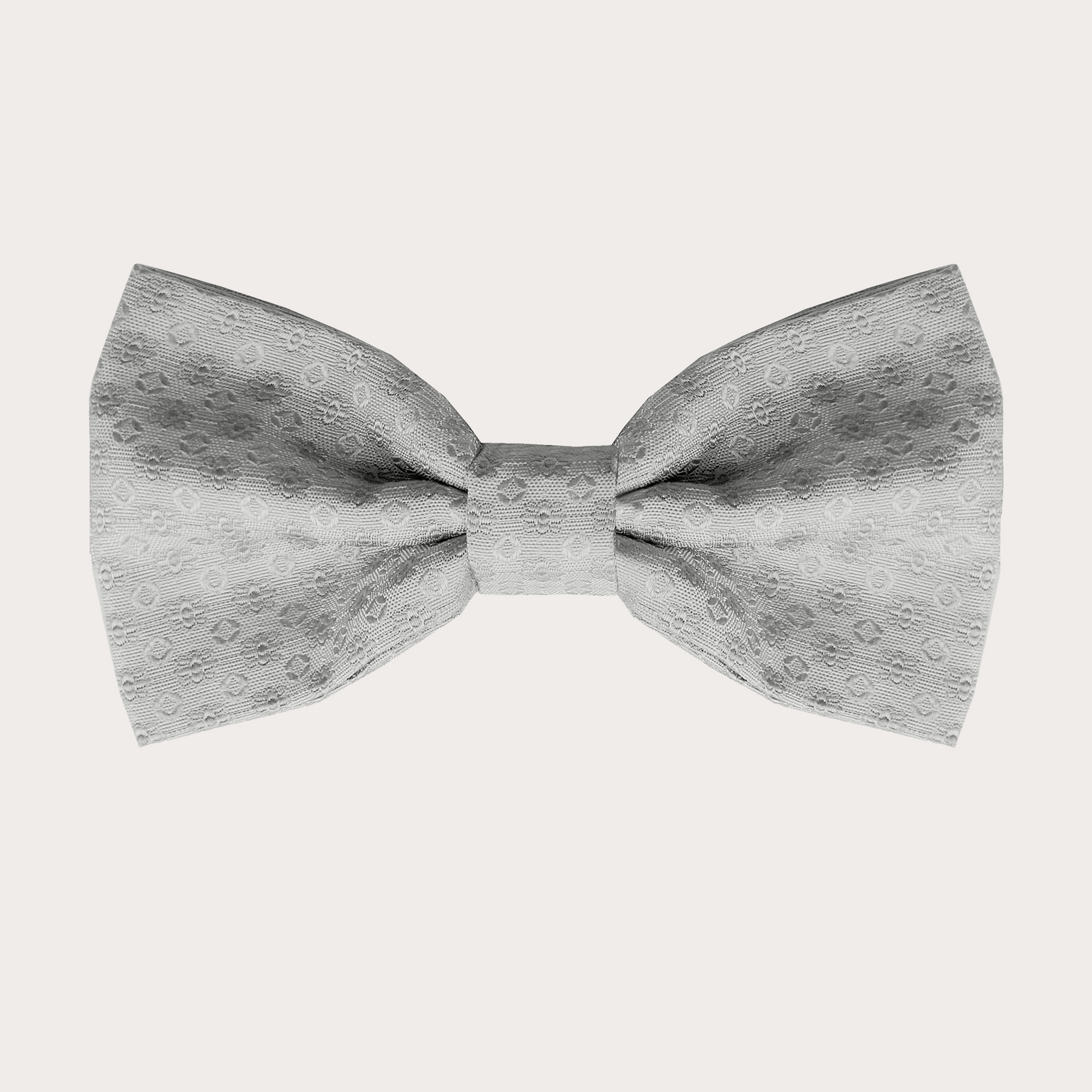 papillon pre noué gris