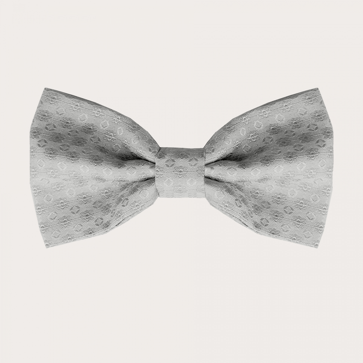 dark Grey Silk Pre-tied Bow tie
