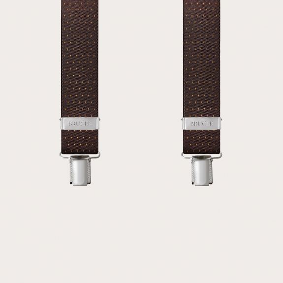 Bretelle unisex a Y puntaspillo nero