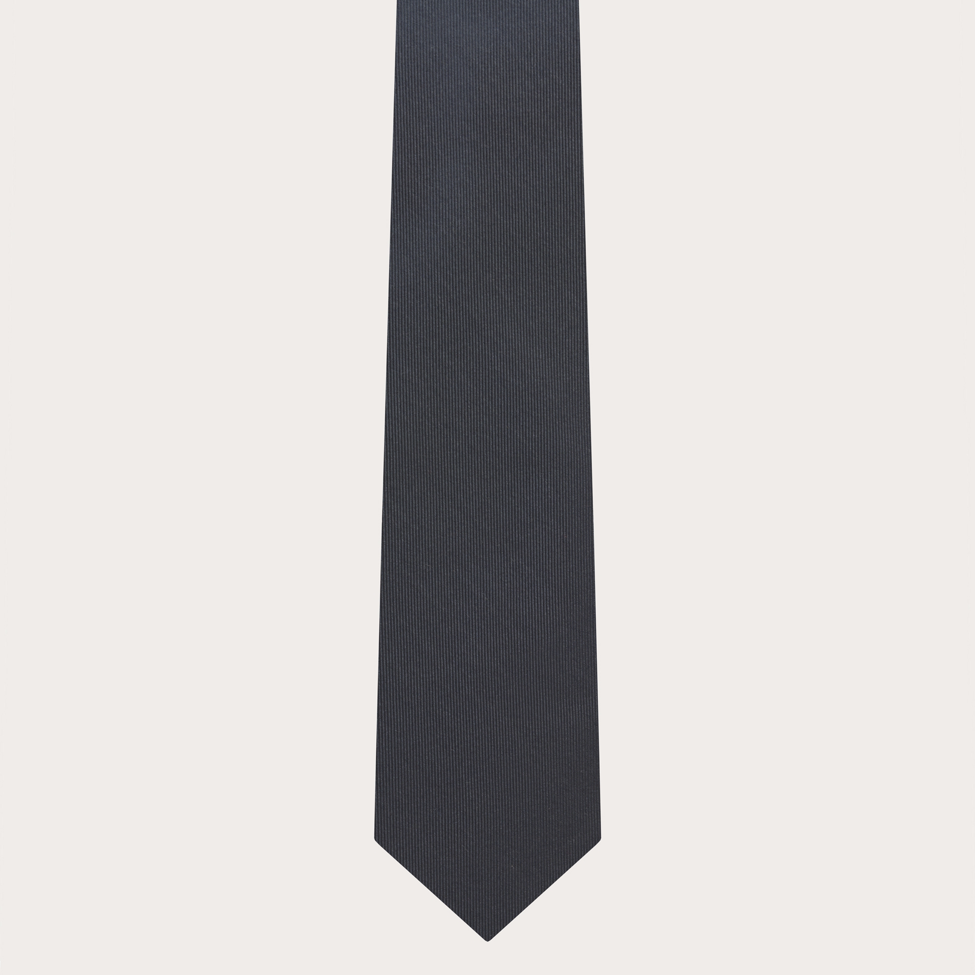 Corbata gris antracita de seda jacquard