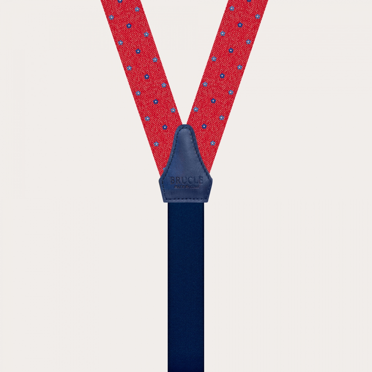 Tirantes en forma de Y en seda, negro