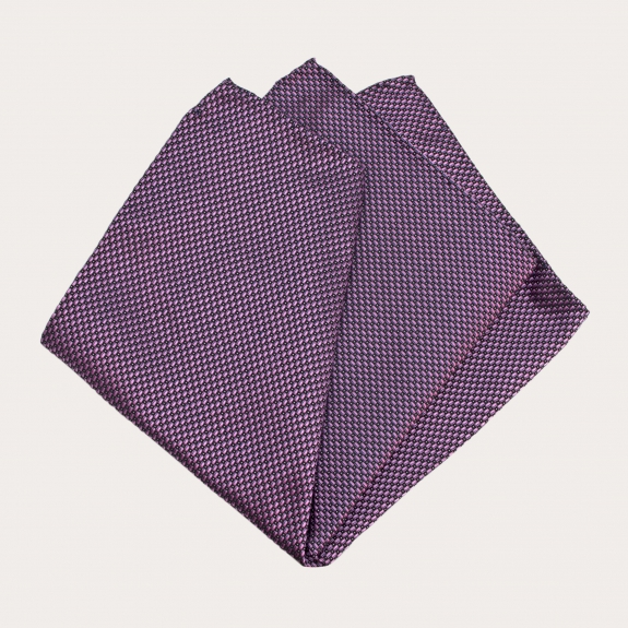 BRUCLE Dotted pattern pink men's formal pocket square