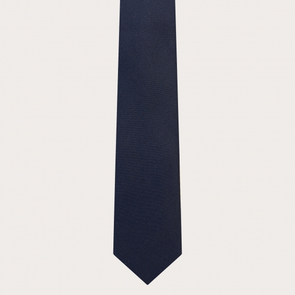 Set da cerimonia cravatta e bretelle blu navy