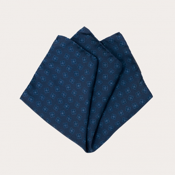 BRUCLE Elegantes Set aus elastischen Hosenträgern, Krawatte und Einstecktuch aus gepunkteter Seide