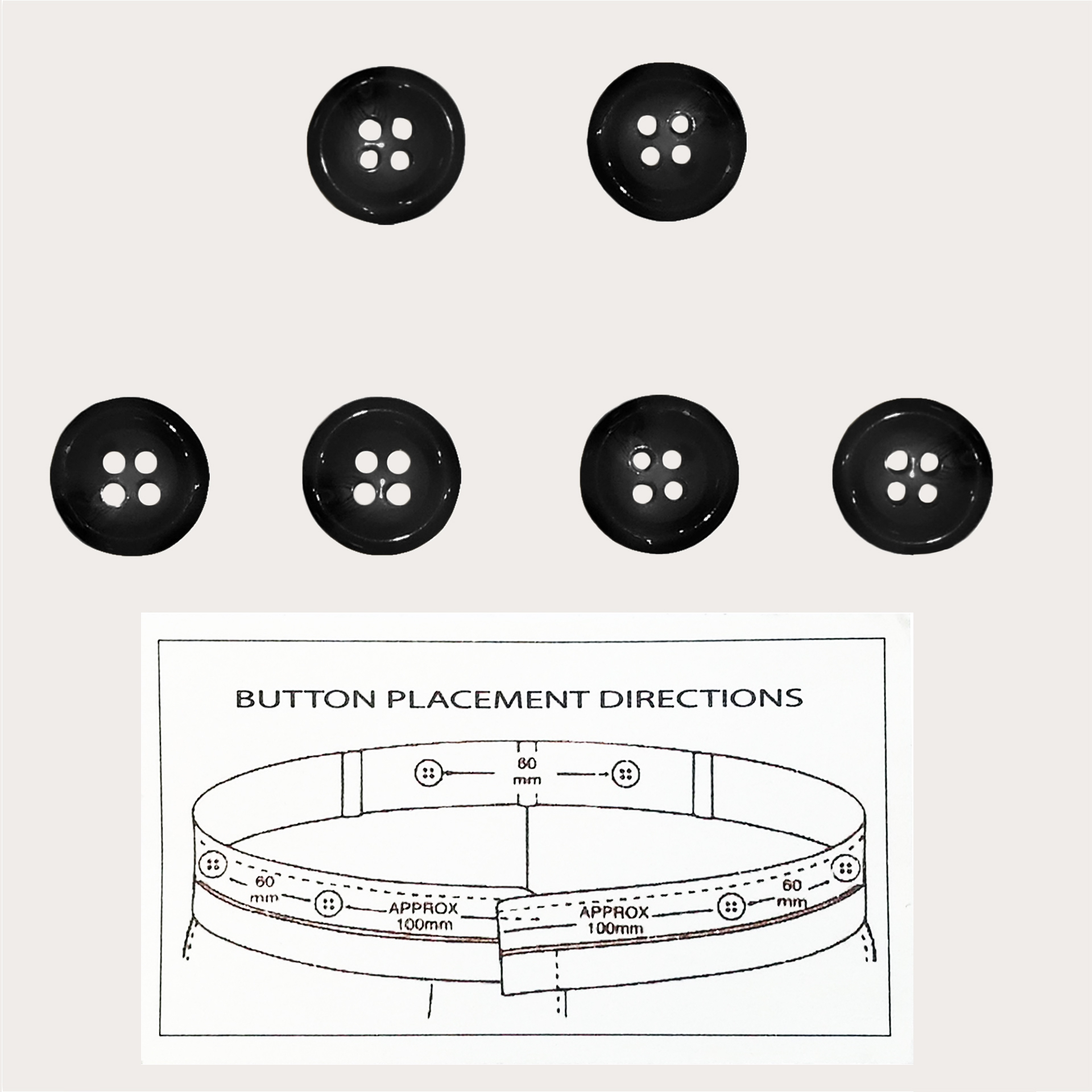 Bottoni per bretelle