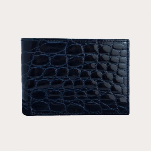 Atena Croc Print Leather Handbag Light Blue TL142267