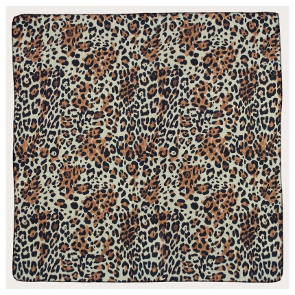 Wollfoulard, animalier Muster