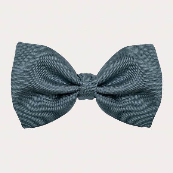 BRUCLE Elegant set of suspenders and bow tie in dusty blue color