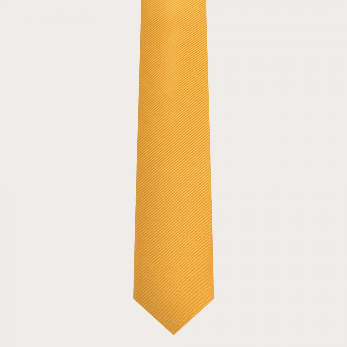 BRUCLE Set elegante di bretelle e cravatta in seta, giallo