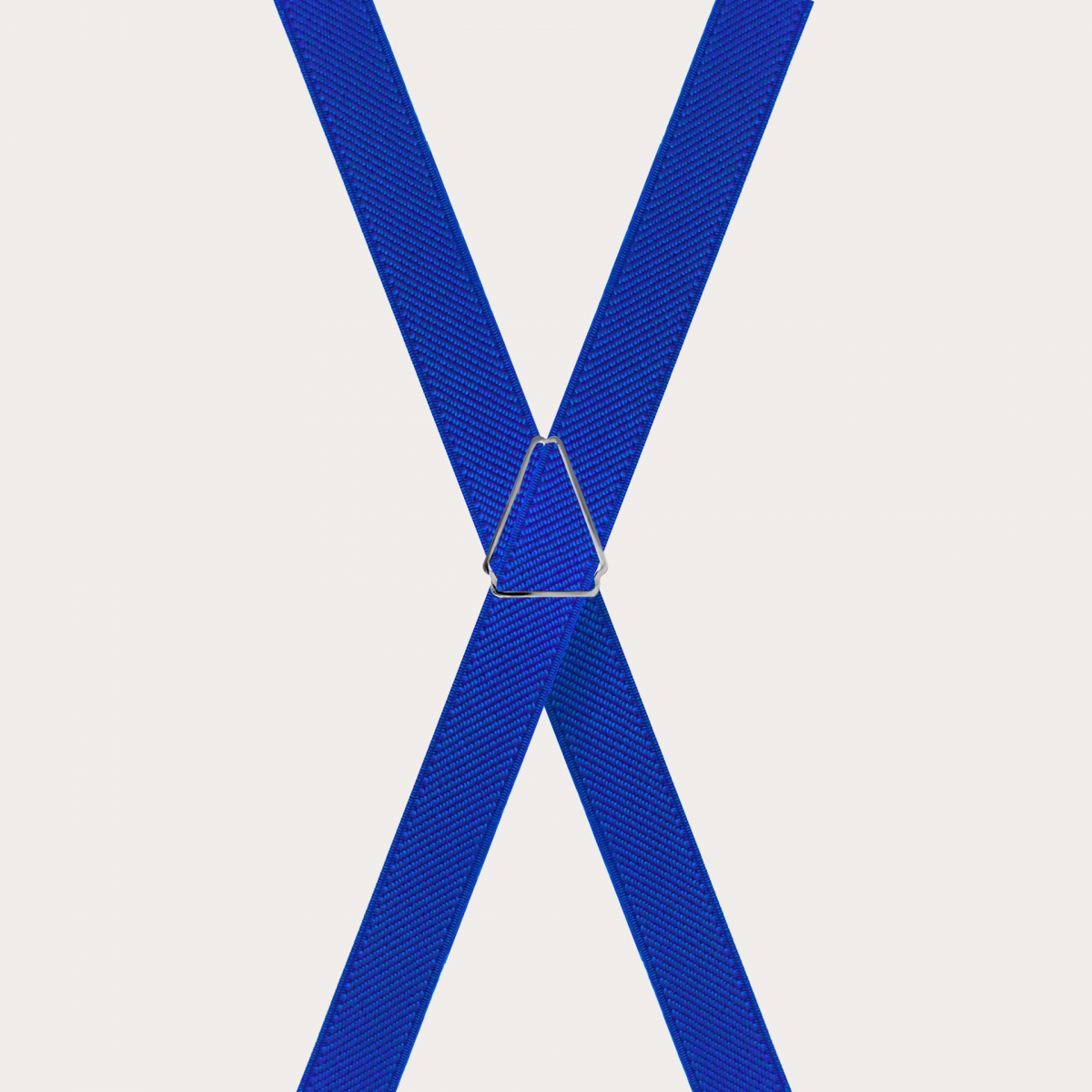 Dünne Unisex-Hosenträger in X-Form, Königsblau