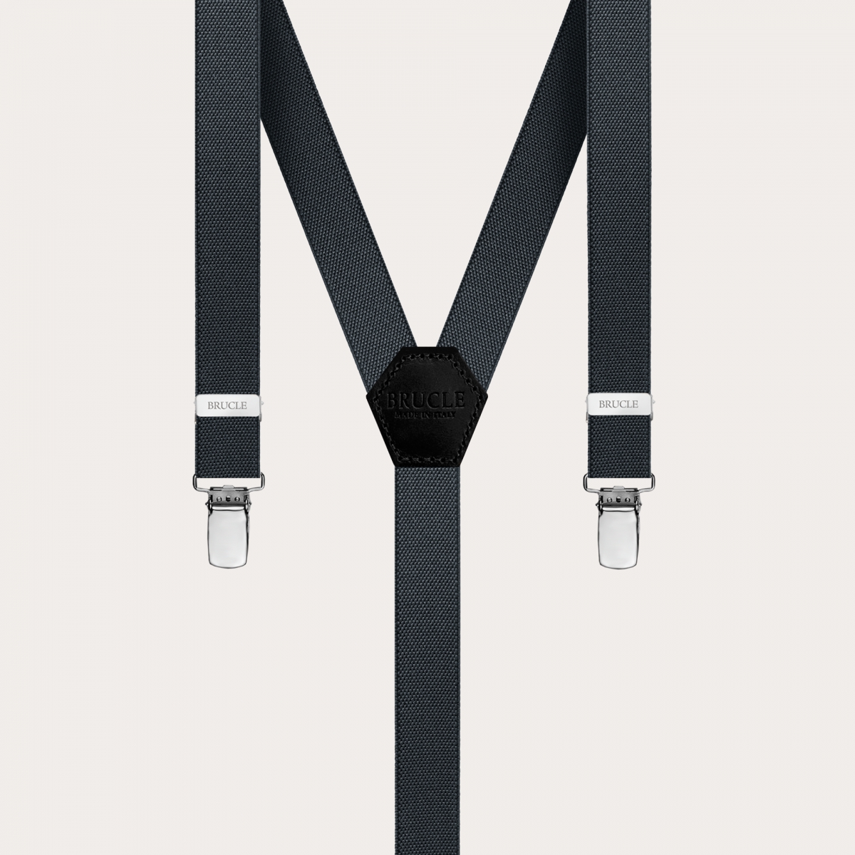 BRUCLE Children's and teens' slim unisex Y-shaped suspenders