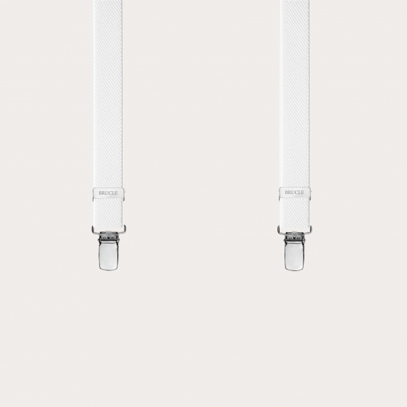 Tirantes Y finos para hombre y mujer, blanco