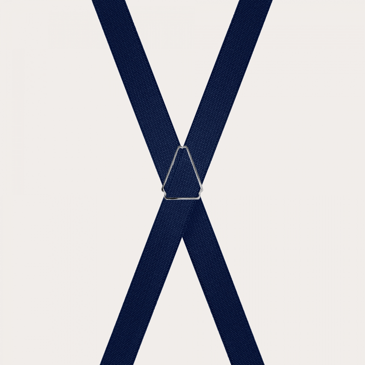 Unisex schmale X-Hosenträger in Navy blau