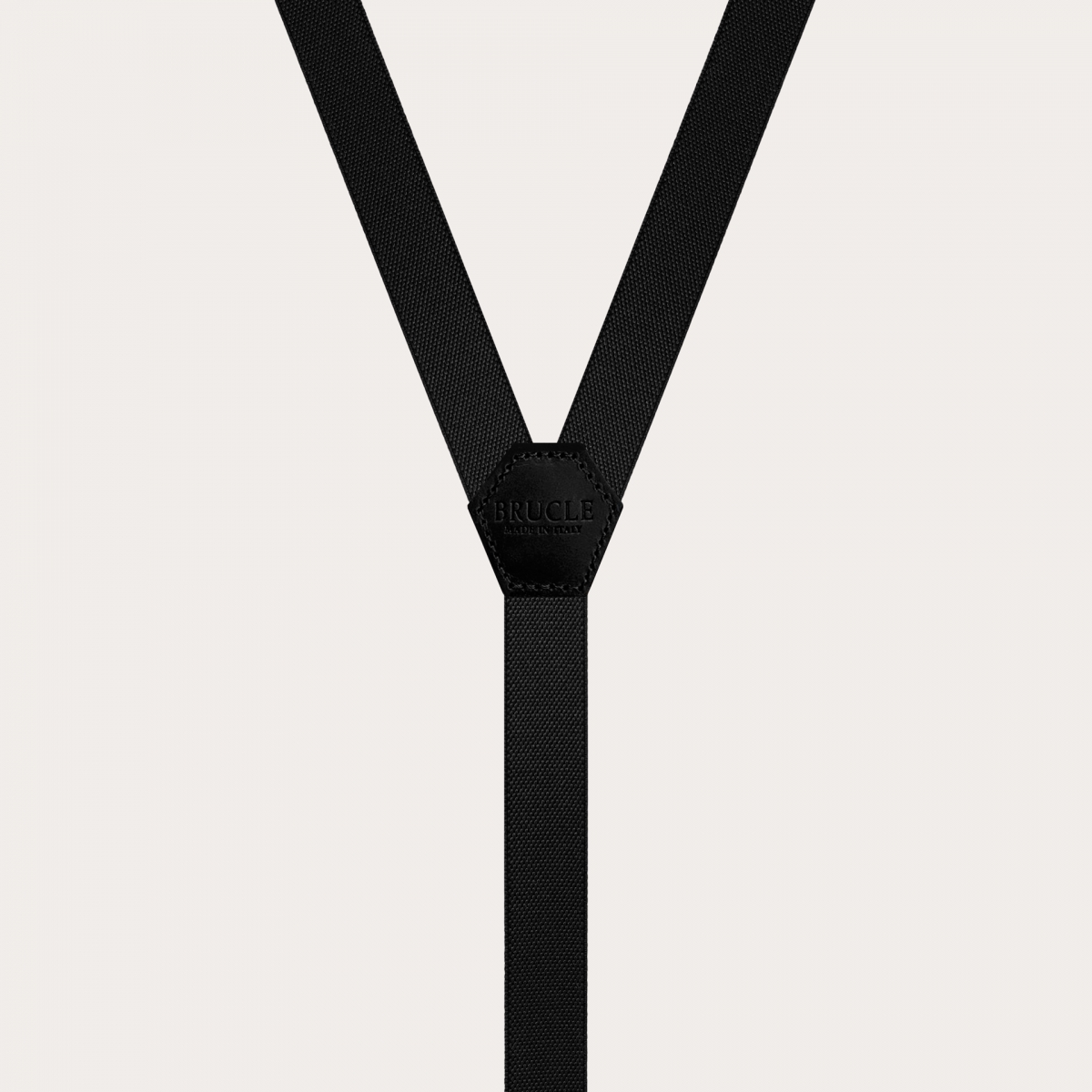 Bretelle strette a Y unisex, per bambini e ragazzi, colore nero