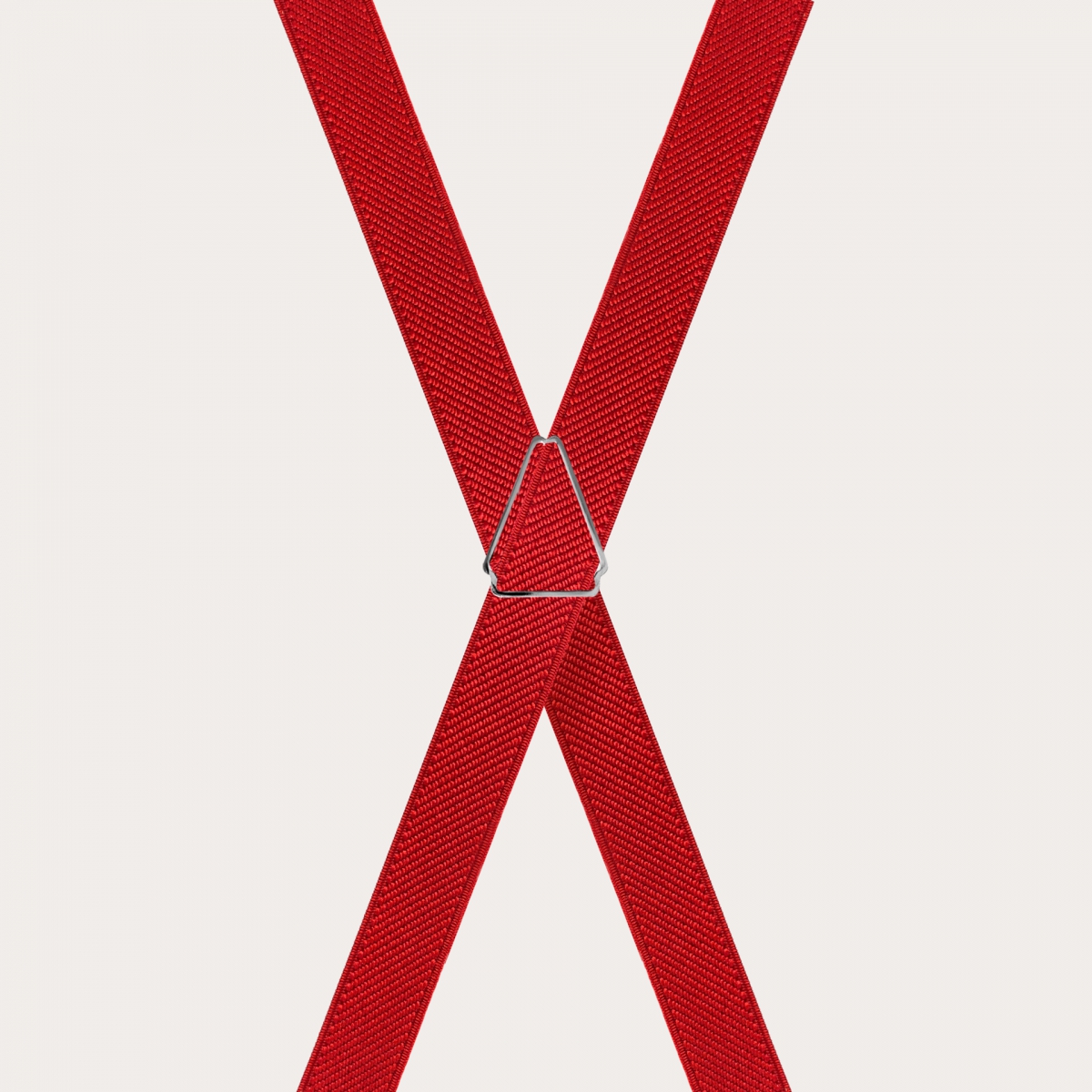 BRUCLE X-shaped suspenders for children and adolescents, red