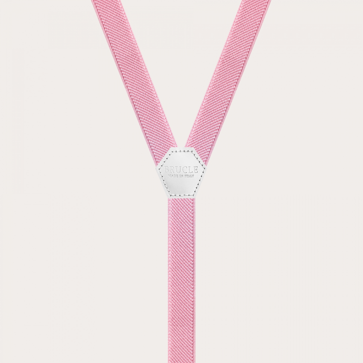 BRUCLE Refined suspenders for boys and girls, pastel pink