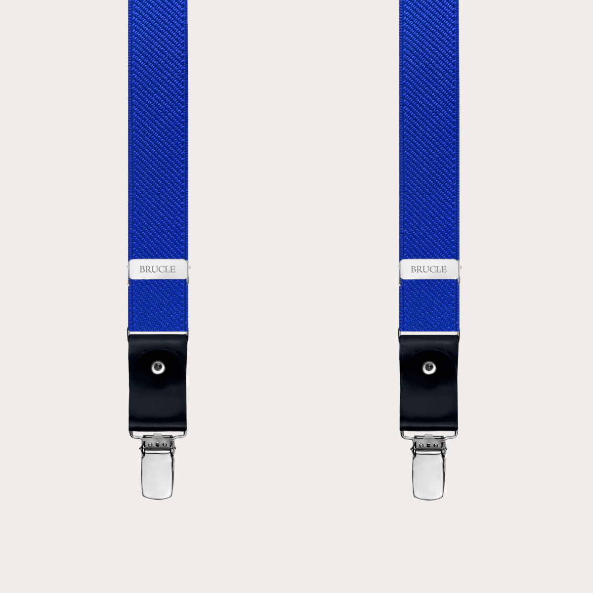 BRUCLE Unisex double-use suspenders, royal blue